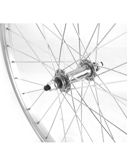 Roata Fata Bicicleta Cerurim 24 Inch, 507 x 21, Argintiu