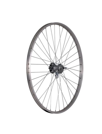 Roata Spate Bicicleta Cerurim 28 Inch, 36H, 622 x 21, Argintiu