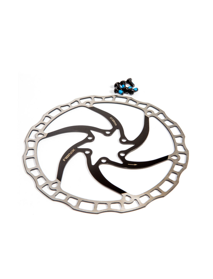 Rotor Disc Bicicleta Fibrax Fcr180ULB - Diam 180 Mm, Negru