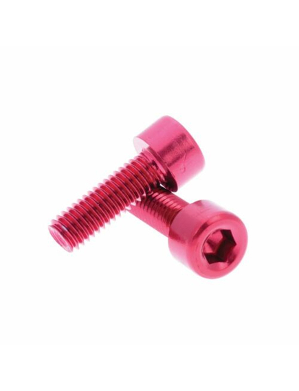 Suruburi Bidonas Cadru Fibrax Fcm1000 - M5 x 15 Mm, Rosu