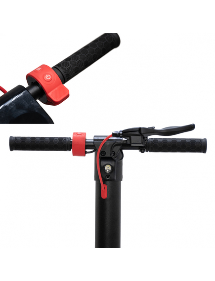 Trotineta electrica Devron Zerga X8 - Negru-Rosu