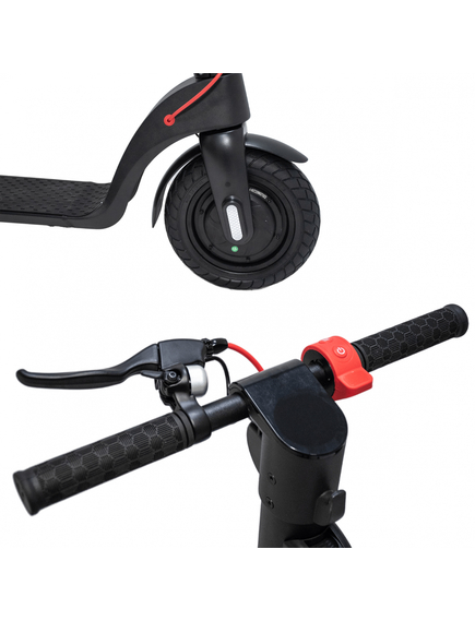 Trotineta electrica Devron Zerga X8 - Negru-Rosu