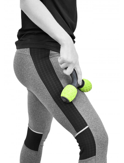 Aparat Masaj Twinroll-Y - Verde-Gri Aparat Masaj Twinroll-Y - Verde-Gri
