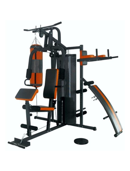 Aparat Multifunctional Fitness 4 Posturi Dhs 3003 - Negru-Rosu
