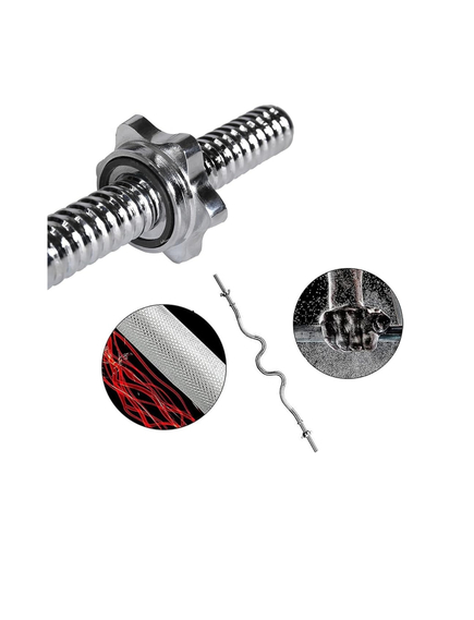 Bara Greutati Curbata Dhs S - 120 Cm, Argintiu