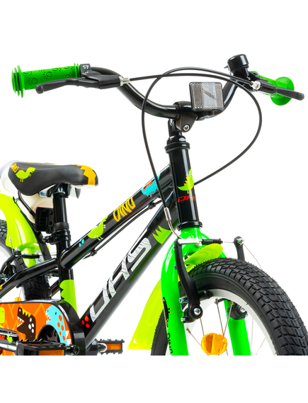 Bicicleta Copii DHS Dino - 18 Inch, Negru Bicicleta Copii DHS Dino - 18 Inch, Negru