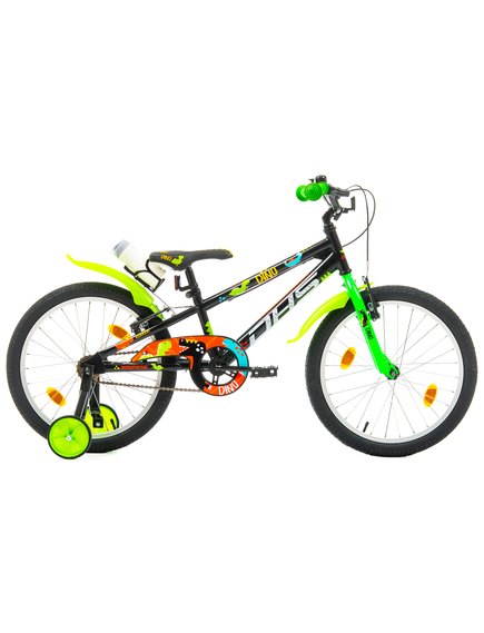 Bicicleta Copii DHS Dino - 20 Inch, Negru