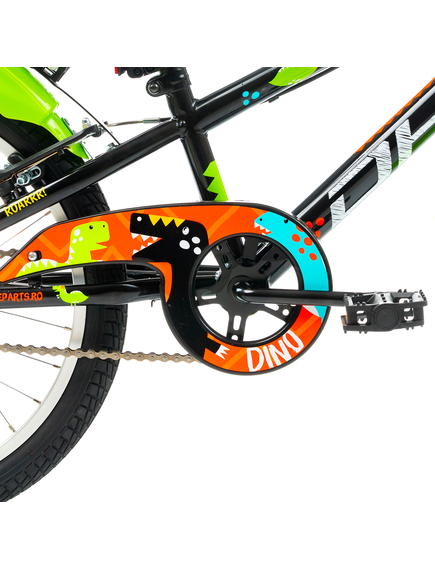 Bicicleta Copii DHS Dino - 20 Inch, Negru