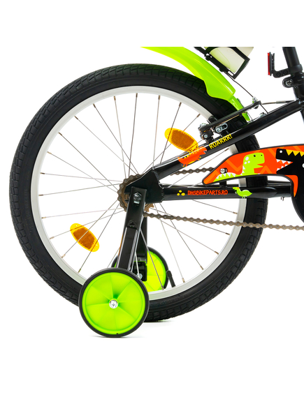 Bicicleta Copii DHS Dino - 20 Inch, Negru