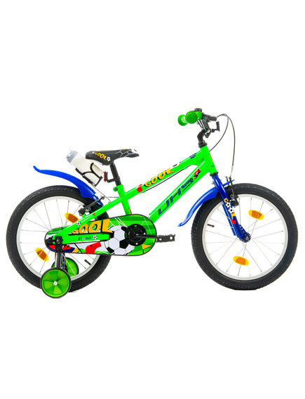Bicicleta Copii DHS Football - 18 Inch, Verde