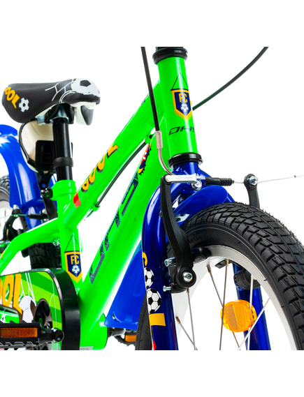 Bicicleta Copii DHS Football - 18 Inch, Verde