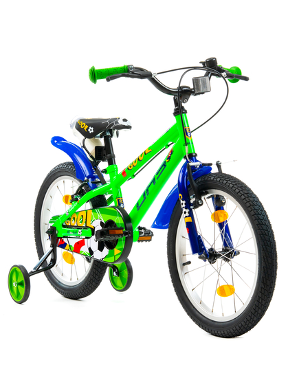 Bicicleta Copii DHS Football - 18 Inch, Verde