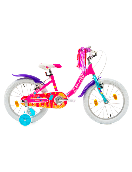 Bicicleta Copii DHS Icecream - 18 Inch, Roz