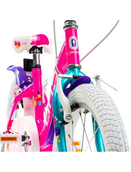 Bicicleta Copii DHS Icecream - 18 Inch, Roz