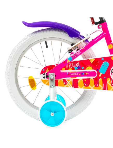 Bicicleta Copii DHS Icecream - 18 Inch, Roz