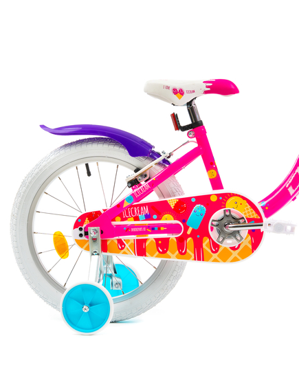 Bicicleta Copii DHS Icecream - 18 Inch, Roz