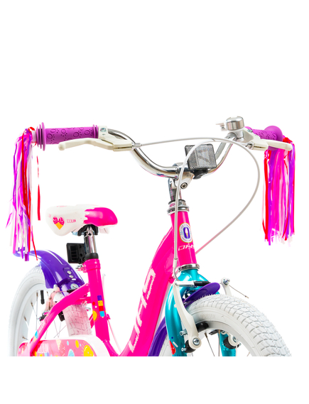 Bicicleta Copii DHS Icecream - 18 Inch, Roz
