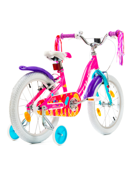 Bicicleta Copii DHS Icecream - 18 Inch, Roz