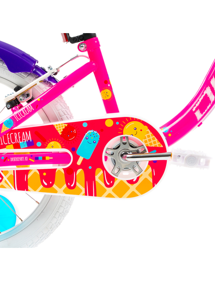 Bicicleta Copii DHS Icecream - 18 Inch, Roz