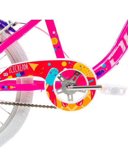 Bicicleta Copii DHS Icecream - 20 Inch, Roz Bicicleta Copii DHS Icecream - 20 Inch, Roz
