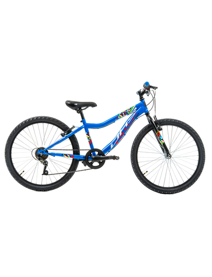 Bicicleta Copii DHS Plasma - 24 Inch, Albastru
