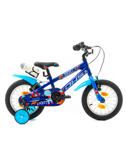 Bicicleta Copii DHS Rocket - 14 Inch, Albastru