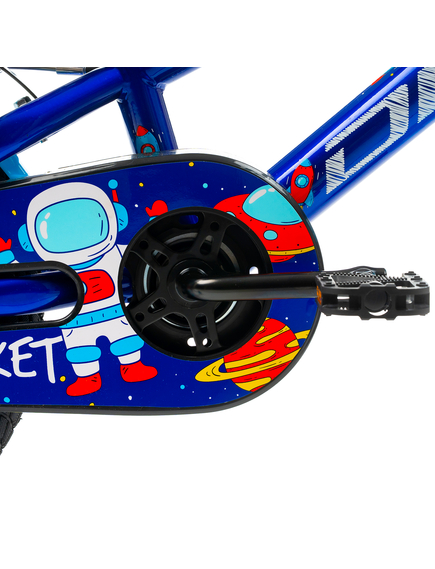 Bicicleta Copii DHS Rocket - 14 Inch, Albastru