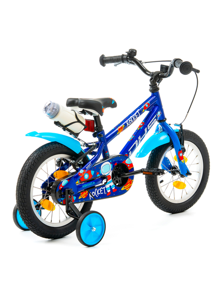 Bicicleta Copii DHS Rocket - 14 Inch, Albastru