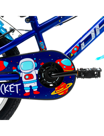 Bicicleta Copii DHS Rocket - 18 Inch, Albastru