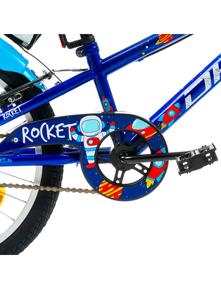 Bicicleta Copii DHS Rocket - 20 Inch, Albastru