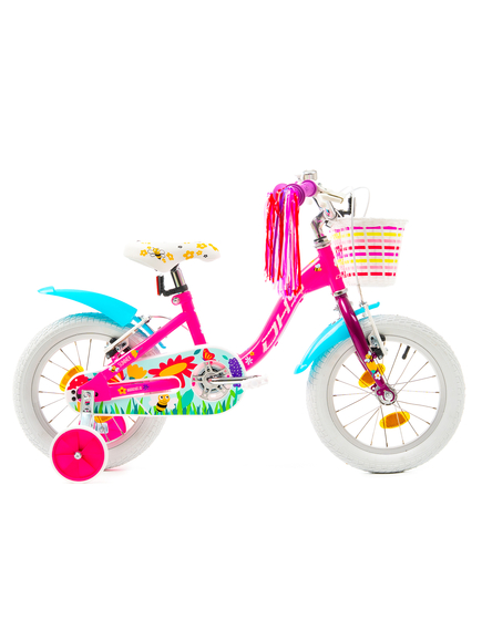 Bicicleta Copii DHS Summer - 14 Inch, Roz