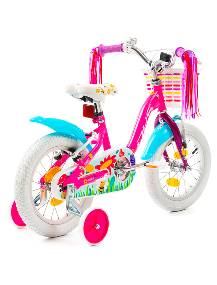 Bicicleta Copii DHS Summer - 14 Inch, Roz