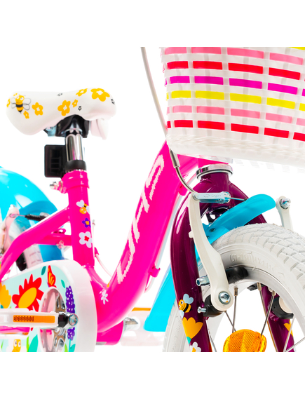 Bicicleta Copii DHS Summer - 14 Inch, Roz