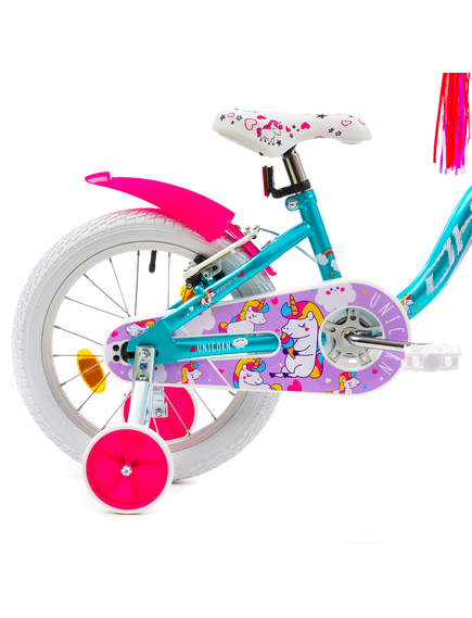 Bicicleta Copii DHS Unicorn - 16 Inch, Albastru Bicicleta Copii DHS Unicorn - 16 Inch, Albastru