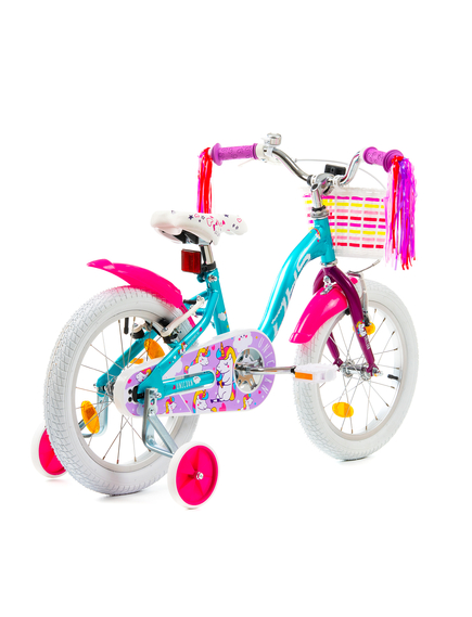 Bicicleta Copii DHS Unicorn - 16 Inch, Albastru Bicicleta Copii DHS Unicorn - 16 Inch, Albastru