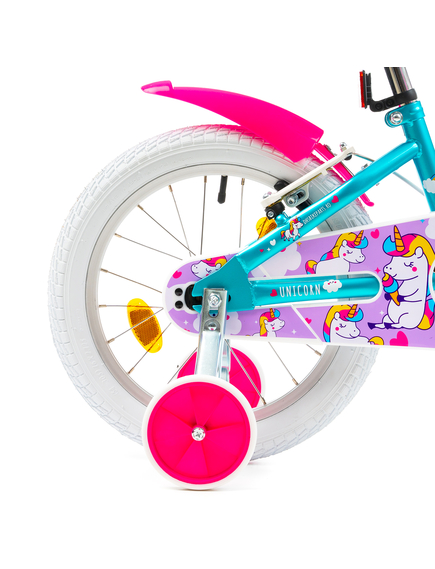 Bicicleta Copii DHS Unicorn - 16 Inch, Albastru Bicicleta Copii DHS Unicorn - 16 Inch, Albastru