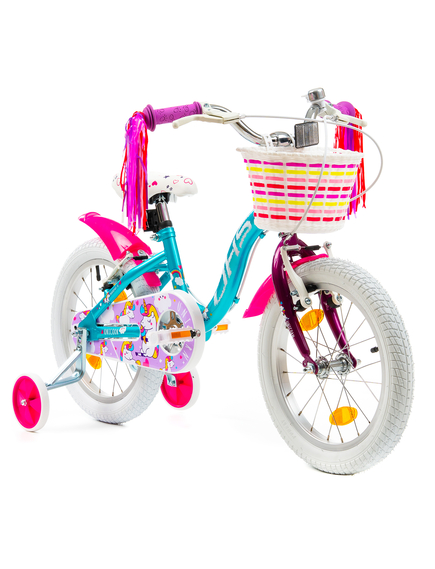 Bicicleta Copii DHS Unicorn - 16 Inch, Albastru Bicicleta Copii DHS Unicorn - 16 Inch, Albastru