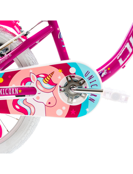 Bicicleta Copii DHS Unicorn - 20 Inch, Roz/Albastru