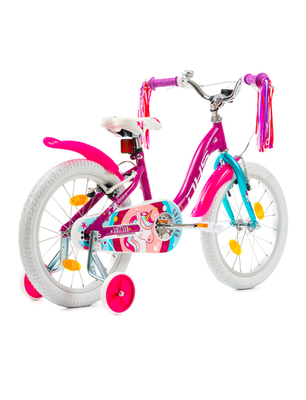 Bicicleta Copii DHS Unicorn - 20 Inch, Roz/Albastru