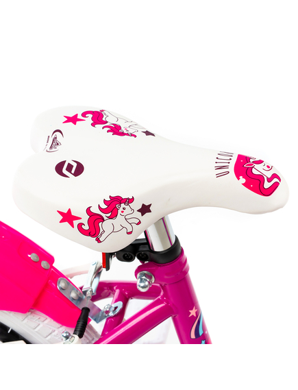 Bicicleta Copii DHS Unicorn - 20 Inch, Roz/Albastru