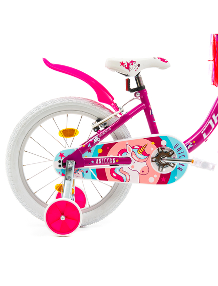 Bicicleta Copii DHS Unicorn - 20 Inch, Roz/Albastru