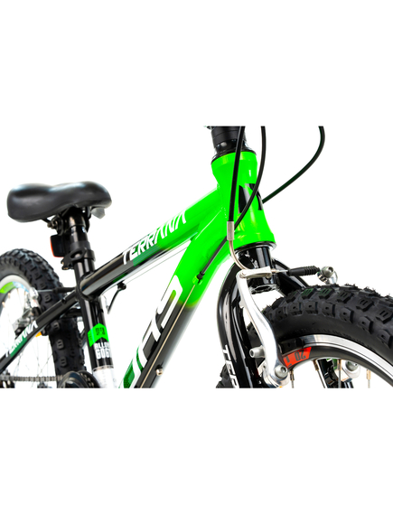 Bicicleta Copii Dhs Terrana 2023 - 20 Inch, Negru/Verde Bicicleta Copii Dhs Terrana 2023 - 20 Inch, Negru/Verde