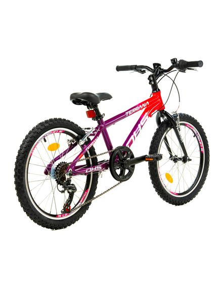 Bicicleta Copii Dhs Terrana 2023 - 20 Inch, Violet/Roz Bicicleta Copii Dhs Terrana 2023 - 20 Inch, Violet/Roz
