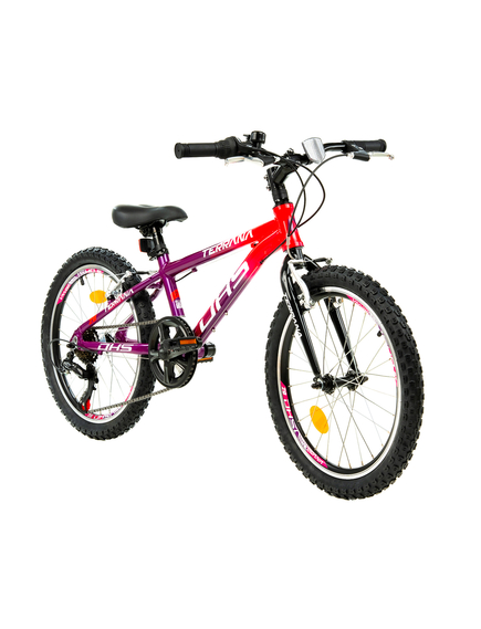 Bicicleta Copii Dhs Terrana 2023 - 20 Inch, Violet/Roz Bicicleta Copii Dhs Terrana 2023 - 20 Inch, Violet/Roz
