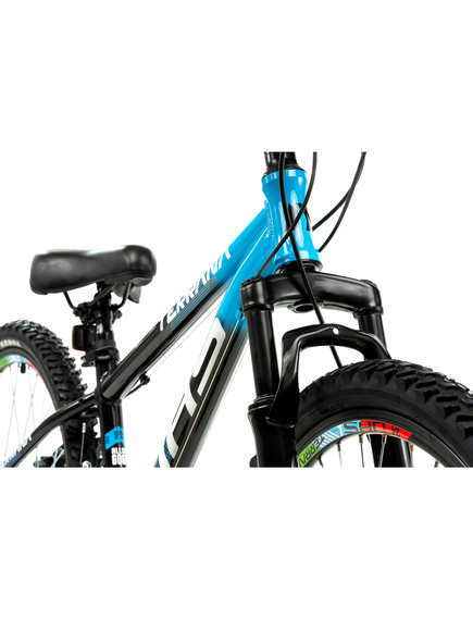 Bicicleta Copii Dhs Terrana 2423 - 24 Inch, Negru/Albastru Bicicleta Copii Dhs Terrana 2423 - 24 Inch, Negru/Albastru