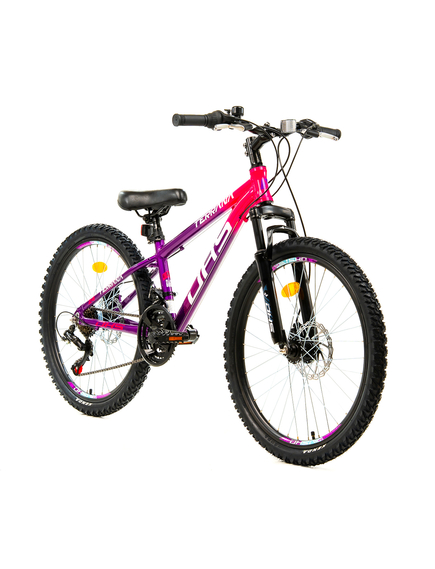 Bicicleta Copii Dhs Terrana 2423 - 24 Inch, Violet/Roz