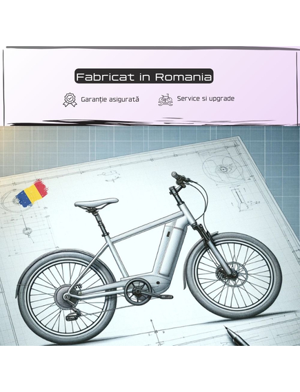 Bicicleta Electrica Devron 28161 - 28 Inch, 490mm, Negru