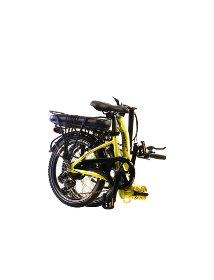 Bicicleta Electrica Pliabila Devron 20122 - 20 Inch, S, Galben