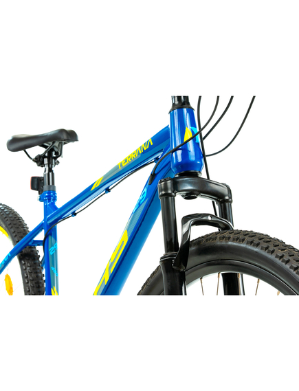 Bicicleta Mtb Dhs 2905 - 29 inch, M, Albastru-Galben Bicicleta Mtb Dhs 2905 - 29 inch, M, Albastru-Galben