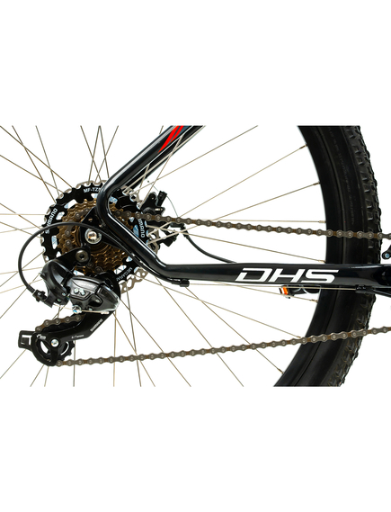Bicicleta Mtb Dhs 2905 - 29 inch, M, Negru-Rosu